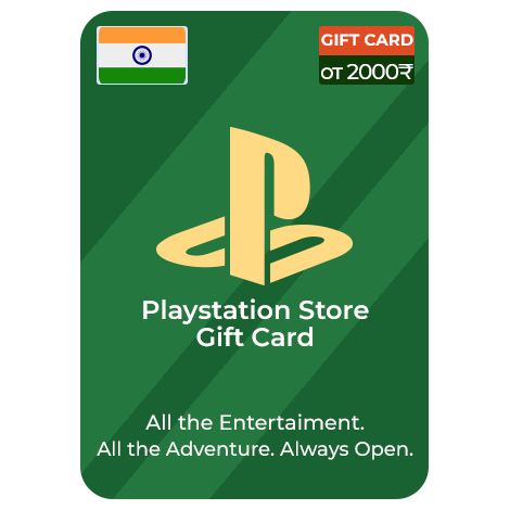 Playstation Store подарочная карта для Индии от 2000 Рупий